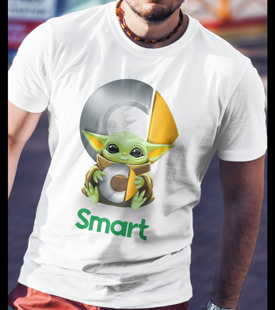Grogu Hug Smart White C T-Shirt
