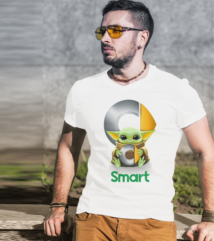 Grogu Hug Smart White C T-Shirt