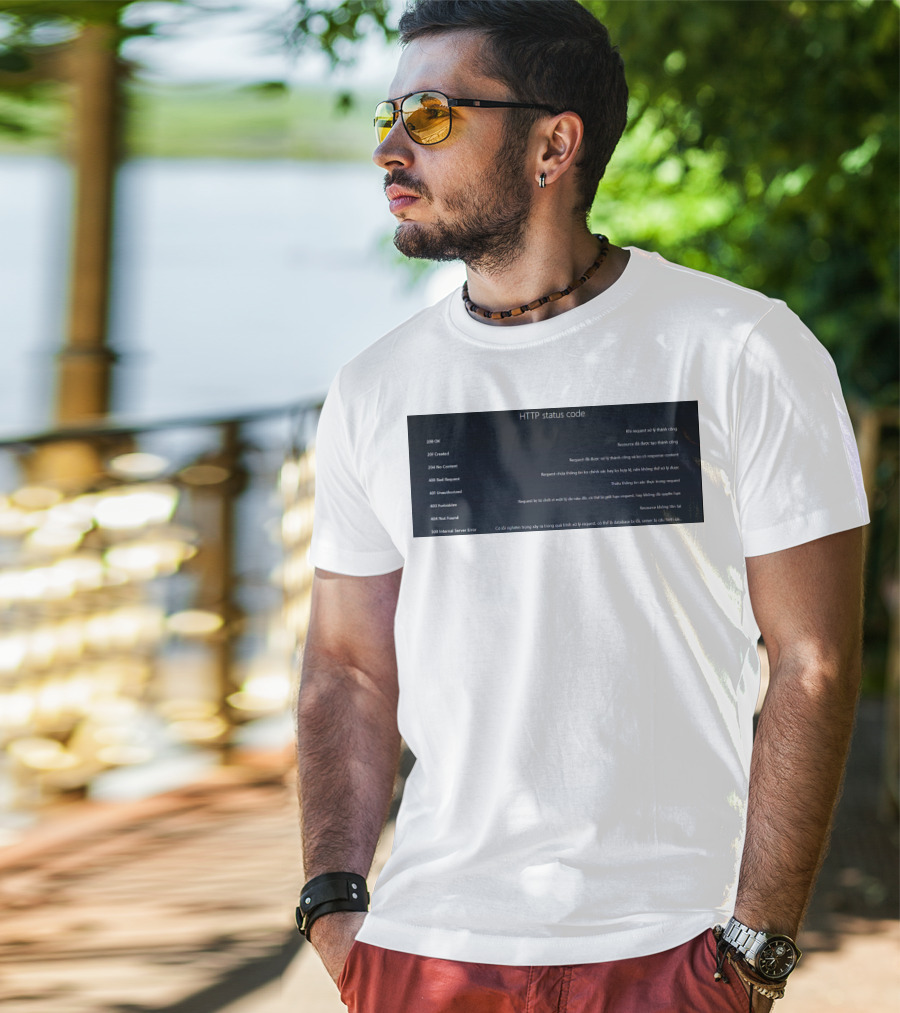 HTTP Status Code 200 OK 201 Created 204 No Content 400 Bad Request 401 Unauthorized 403 Forbidden 404 Not Found 500 Internal Server Error T-Shirt
