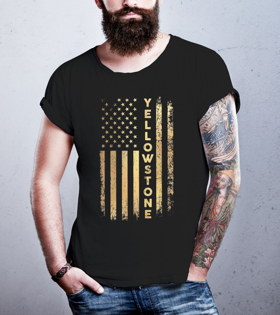 Yellowstone USA Flag T-Shirt