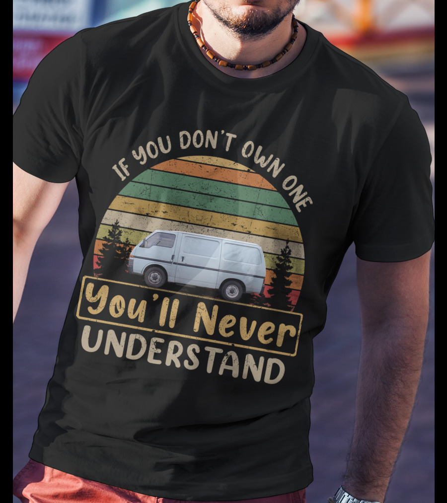 If You Don't Own One You'll Never Understand Bedford Midi2 Van Vintage Stripes T-Shirt