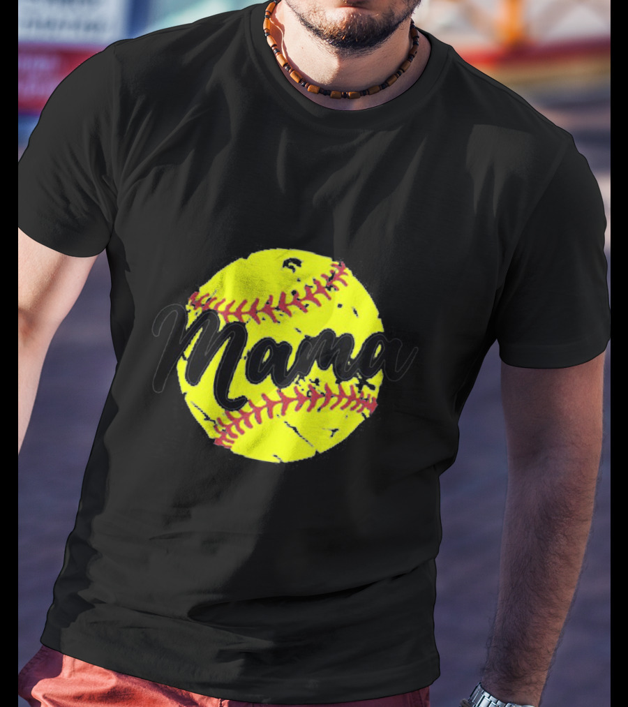 Mama Softball Love T-Shirt