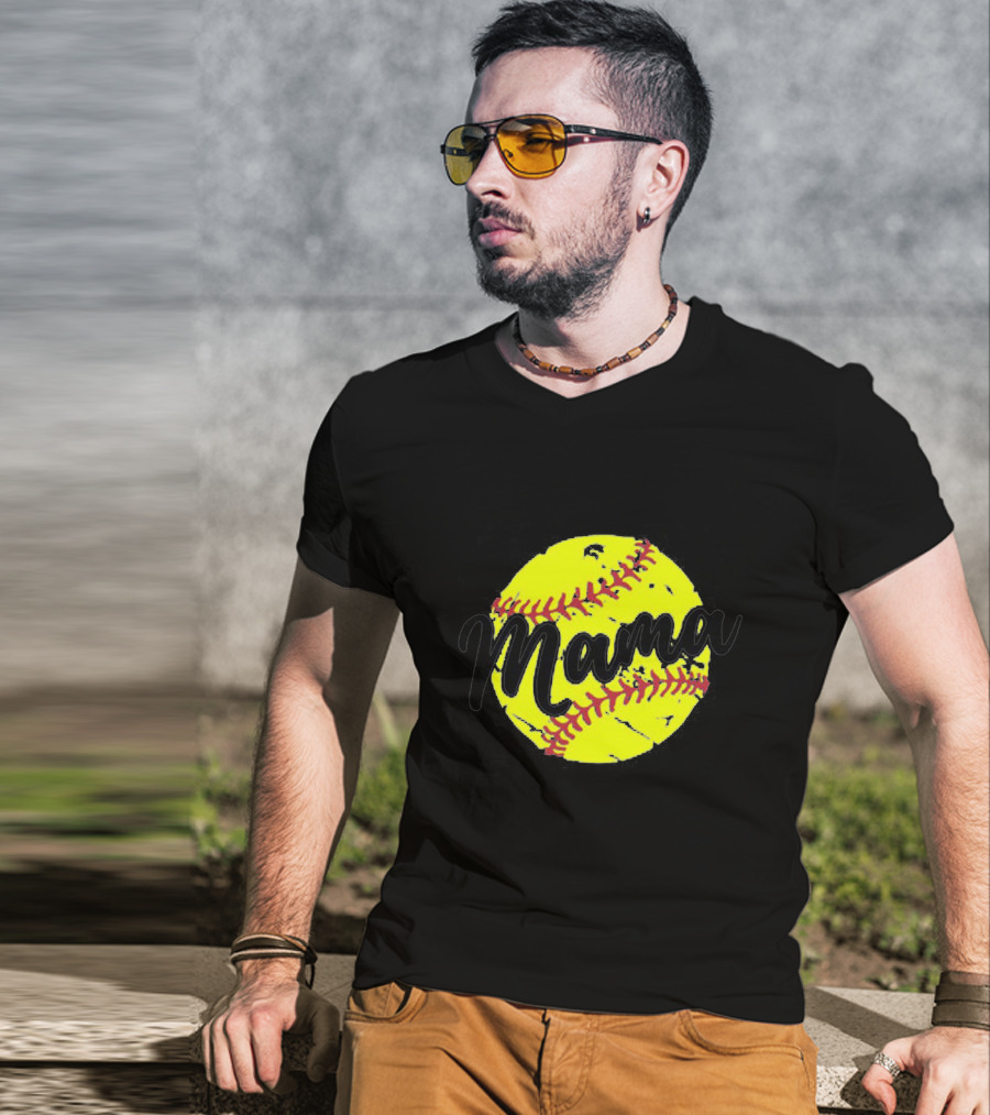 Mama Softball Love T-Shirt