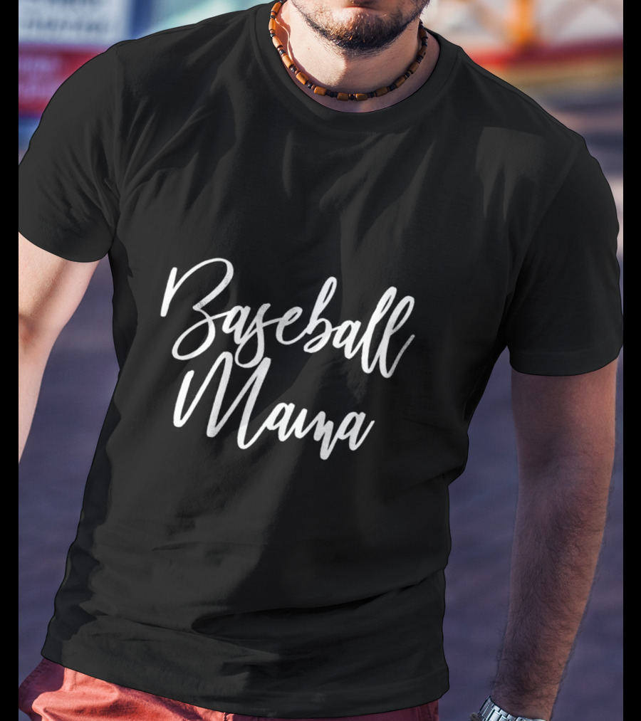 Baseball Mama Simple T-Shirt