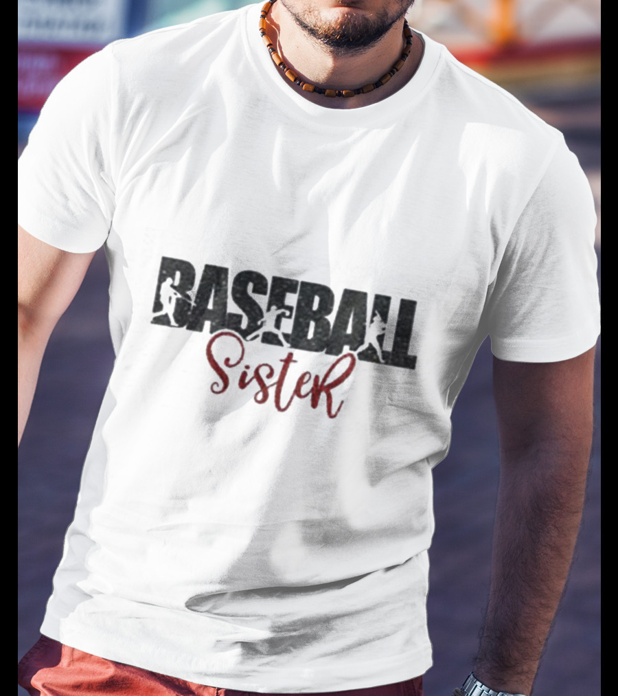 Baseball Sister Simple T-Shirt