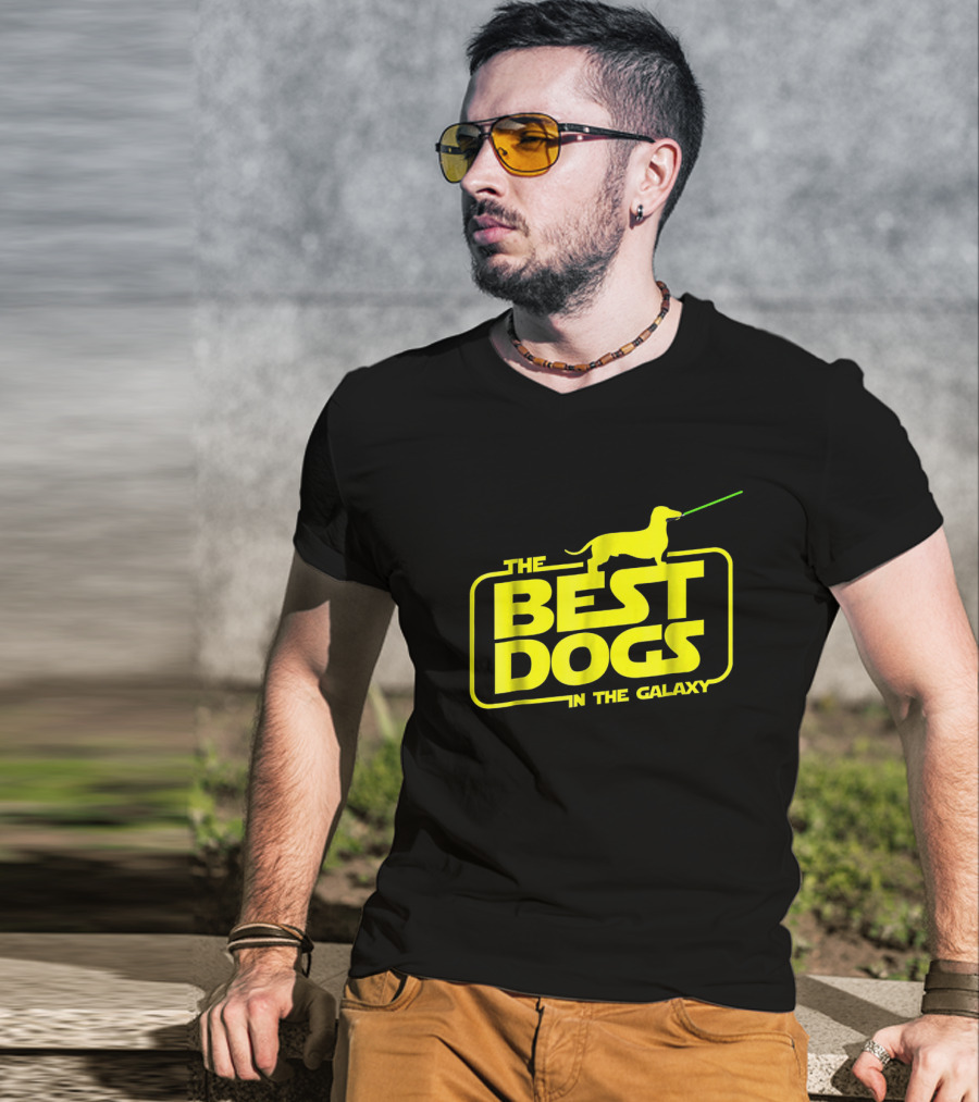 Best Dogs In The Galaxy Dachshund Star Wars T-Shirt