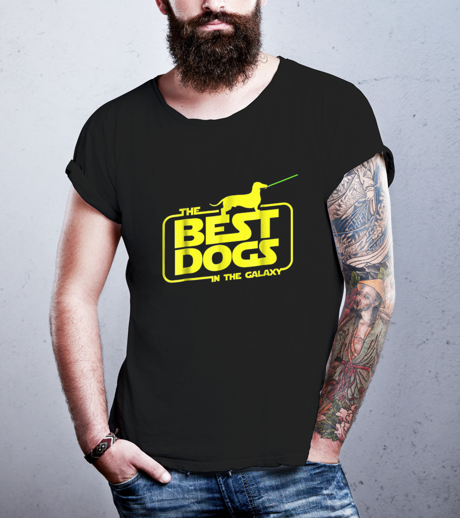 Best Dogs In The Galaxy Dachshund Star Wars T-Shirt