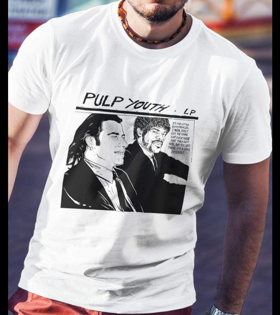 Pulp Youth LP Vintage Characters Comic T-Shirt