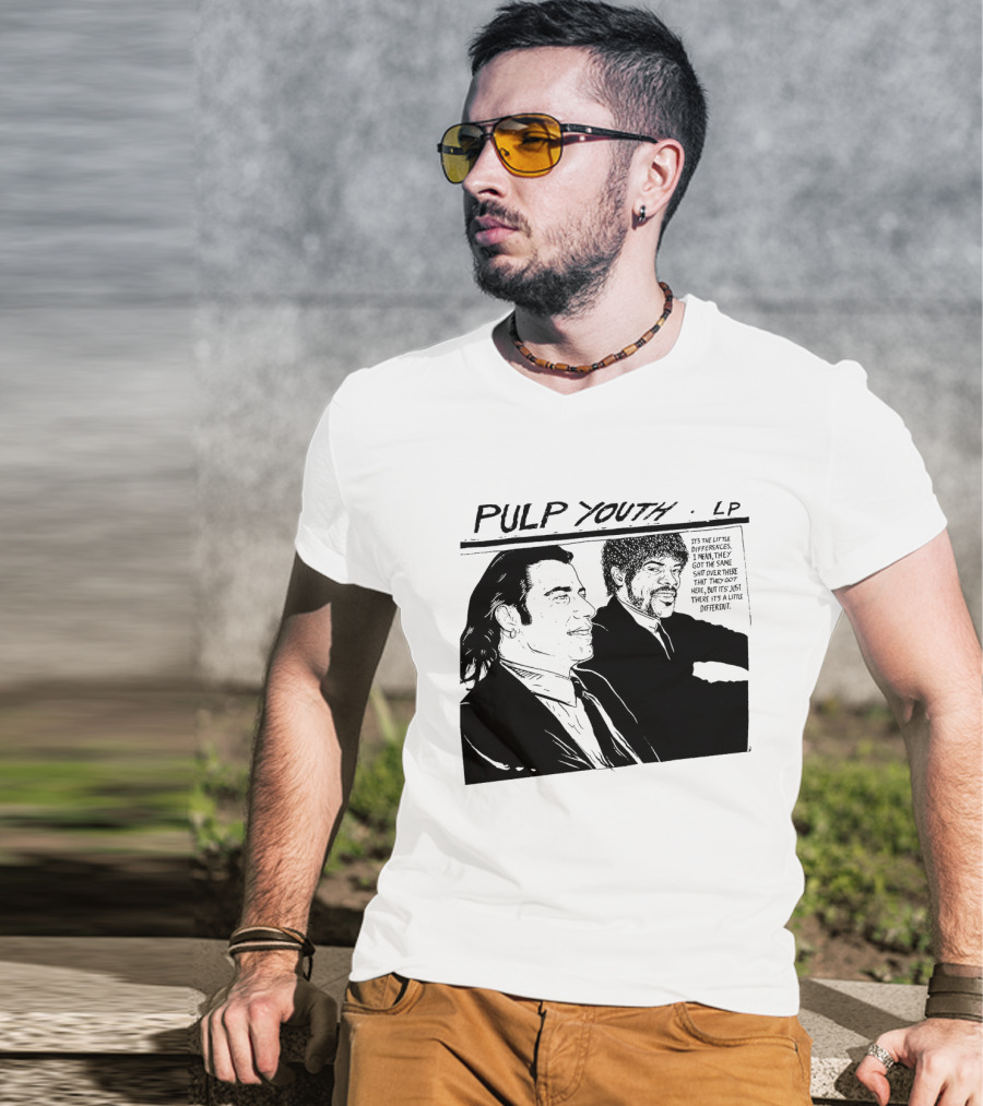 Pulp Youth LP Vintage Characters Comic T-Shirt