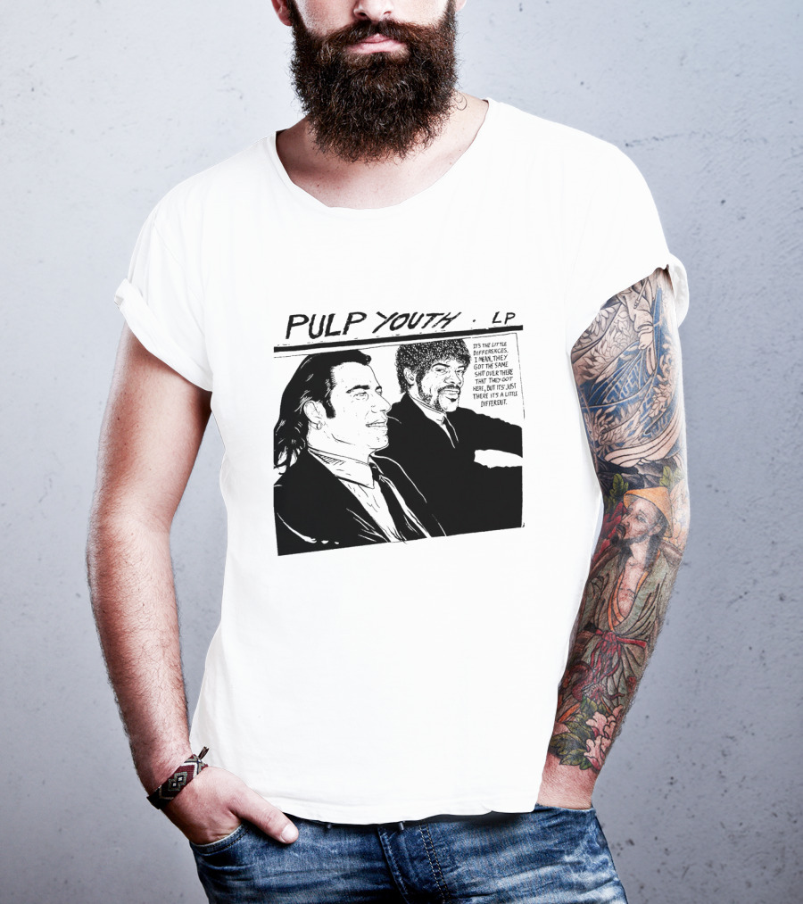 Pulp Youth LP Vintage Characters Comic T-Shirt