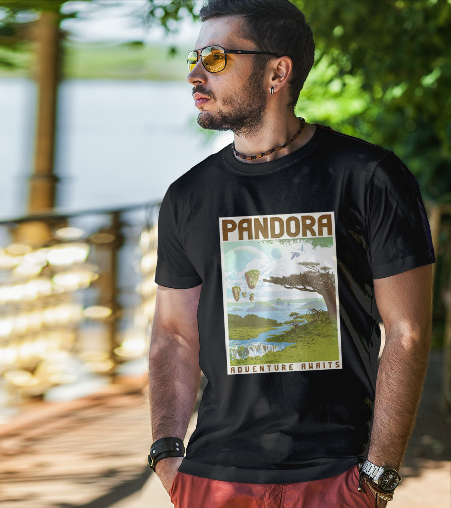 Pandora Adventure Awaits Floating Islands Scenic Landscape T-Shirt