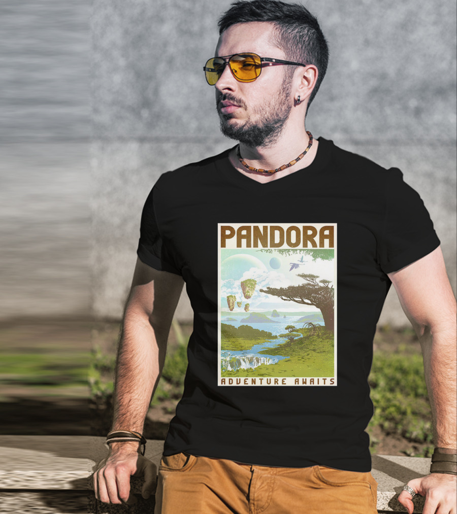 Pandora Adventure Awaits Floating Islands Scenic Landscape T-Shirt