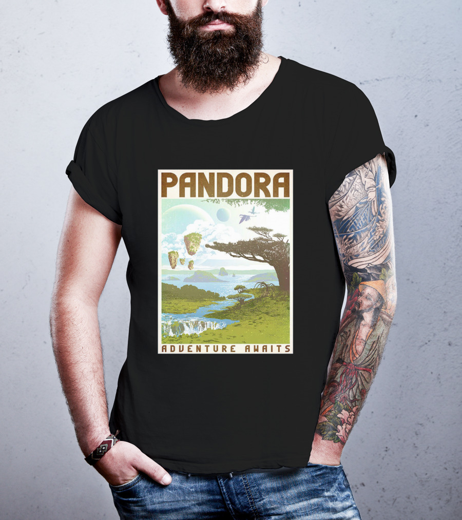 Pandora Adventure Awaits Floating Islands Scenic Landscape T-Shirt