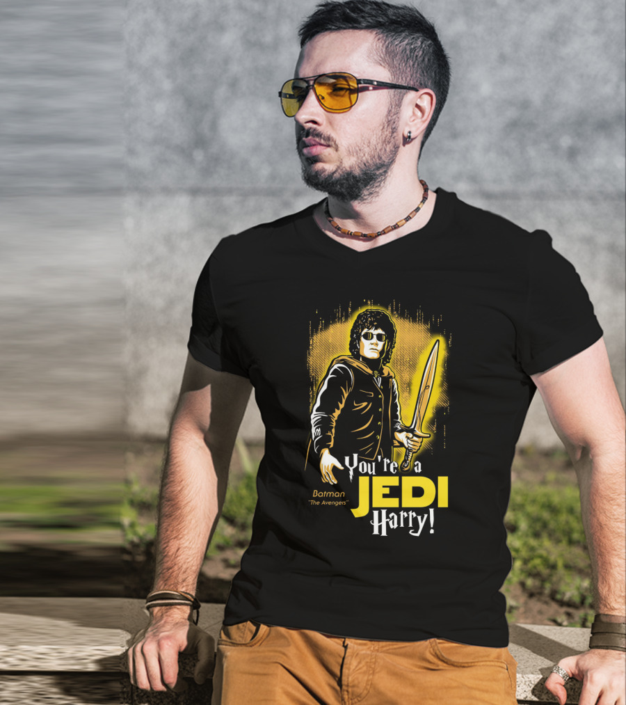 You're A Jedi Harry Batman The Avengers Crossover T-Shirt