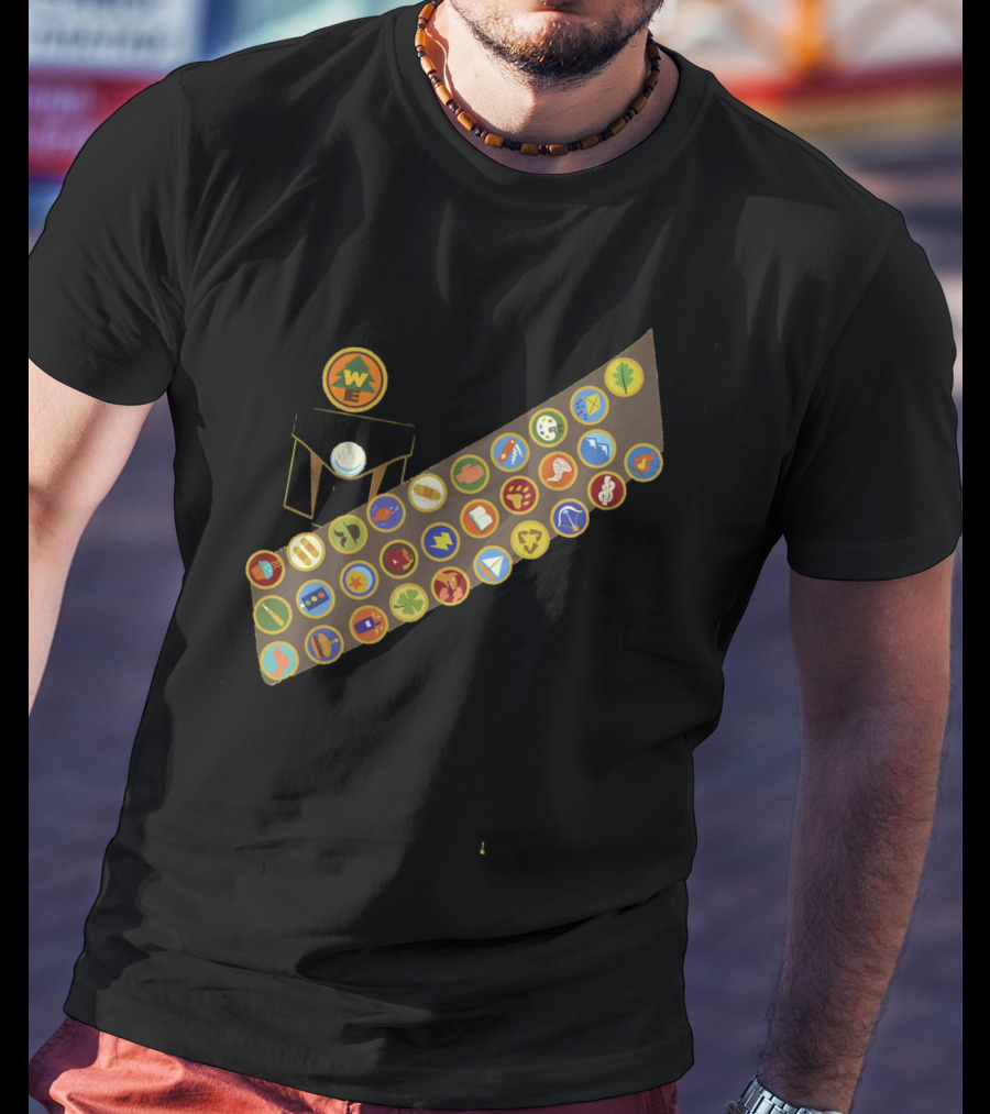Disney Pixar Up Russell Wilderness Explorer Badge Collection T-Shirt