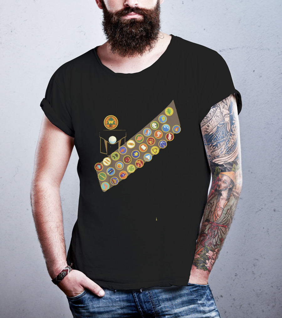 Disney Pixar Up Russell Wilderness Explorer Badge Collection T-Shirt
