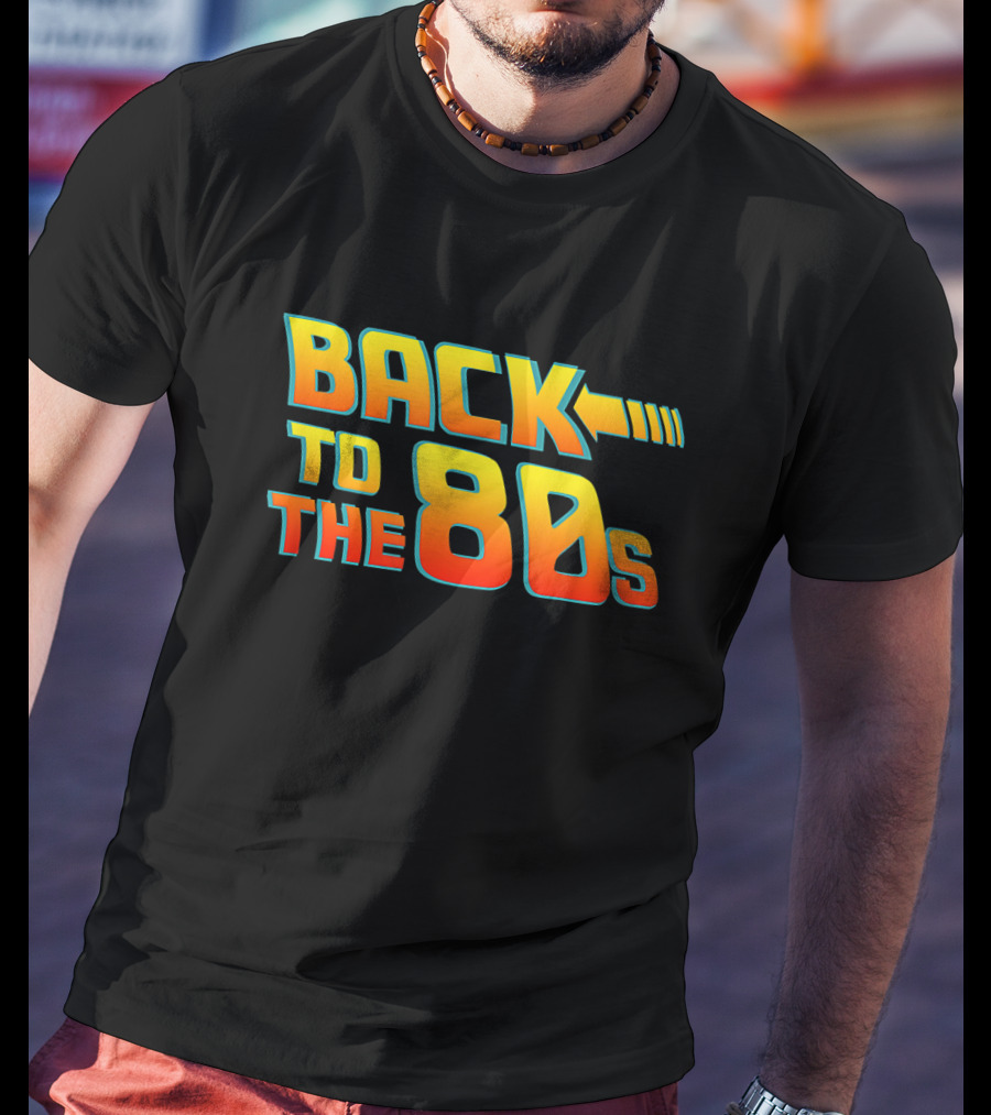 Back To The 80s Retro Fancy Dress Costume Party T-Shirt