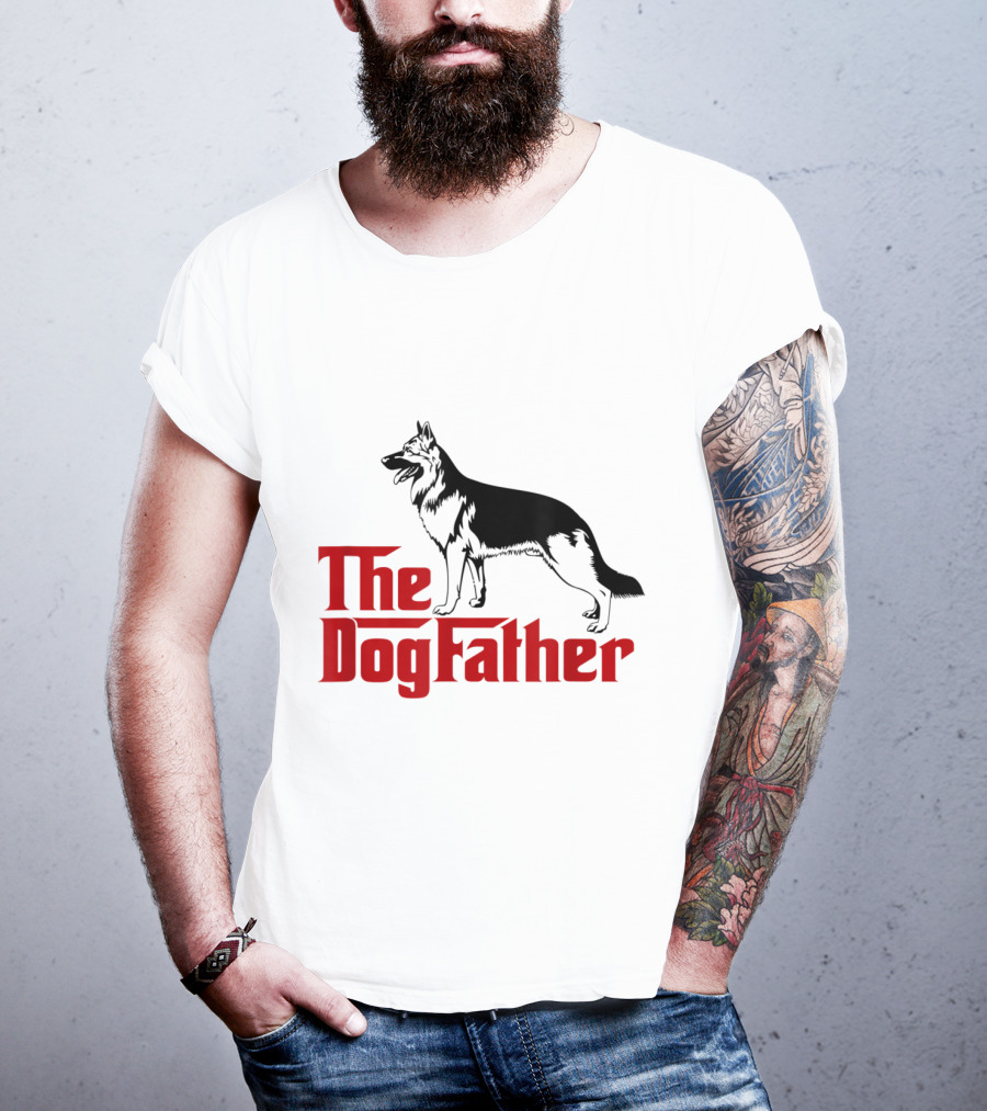 The Dogfather German Shepherd I Love My Pet Funny T-Shirt
