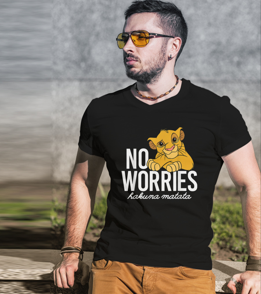The Lion King No Worries Hakuna Matata Simba Classic Disney T-Shirt