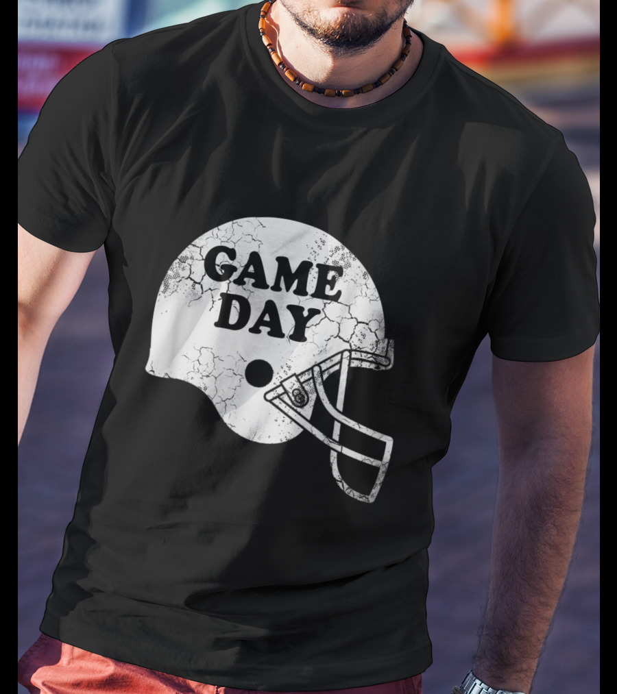 Game Day Football Helmet T-Shirt