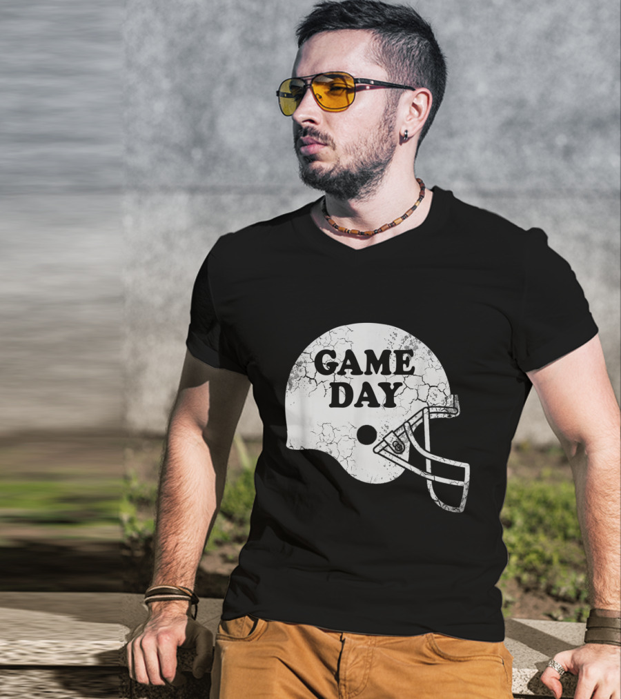 Game Day Football Helmet T-Shirt