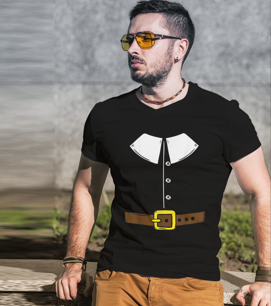 Funny Thanksgiving Pilgrim Costume T-Shirt