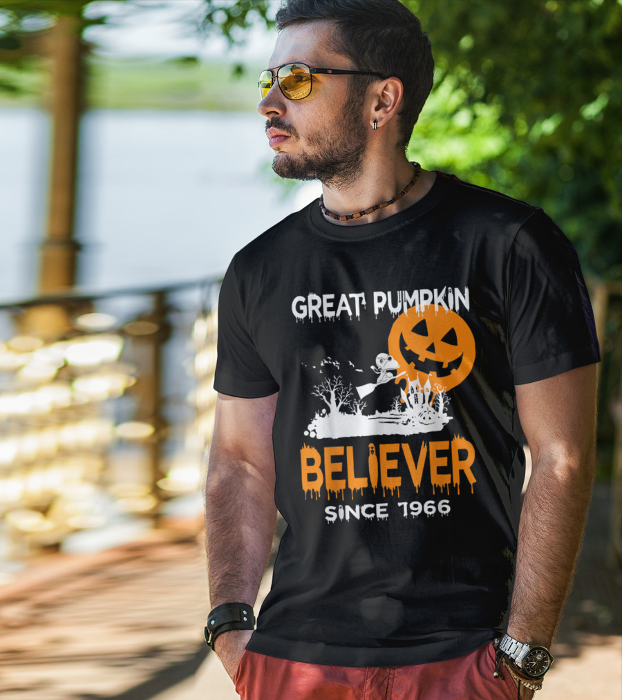 Great Pumpkin Believer Since 1966 Halloween Fun T-Shirt