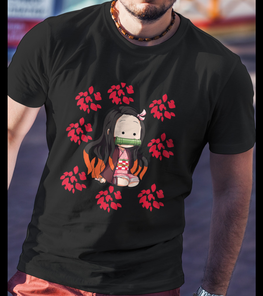 Kawaii Cute Nezuko Slayer Demon Anime Kanjiro T-Shirt