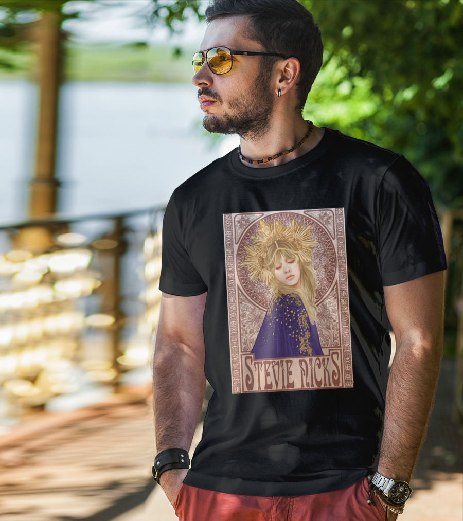 Stevie Nicks Vintage Art Nouveau Style Lady Legend T-Shirt