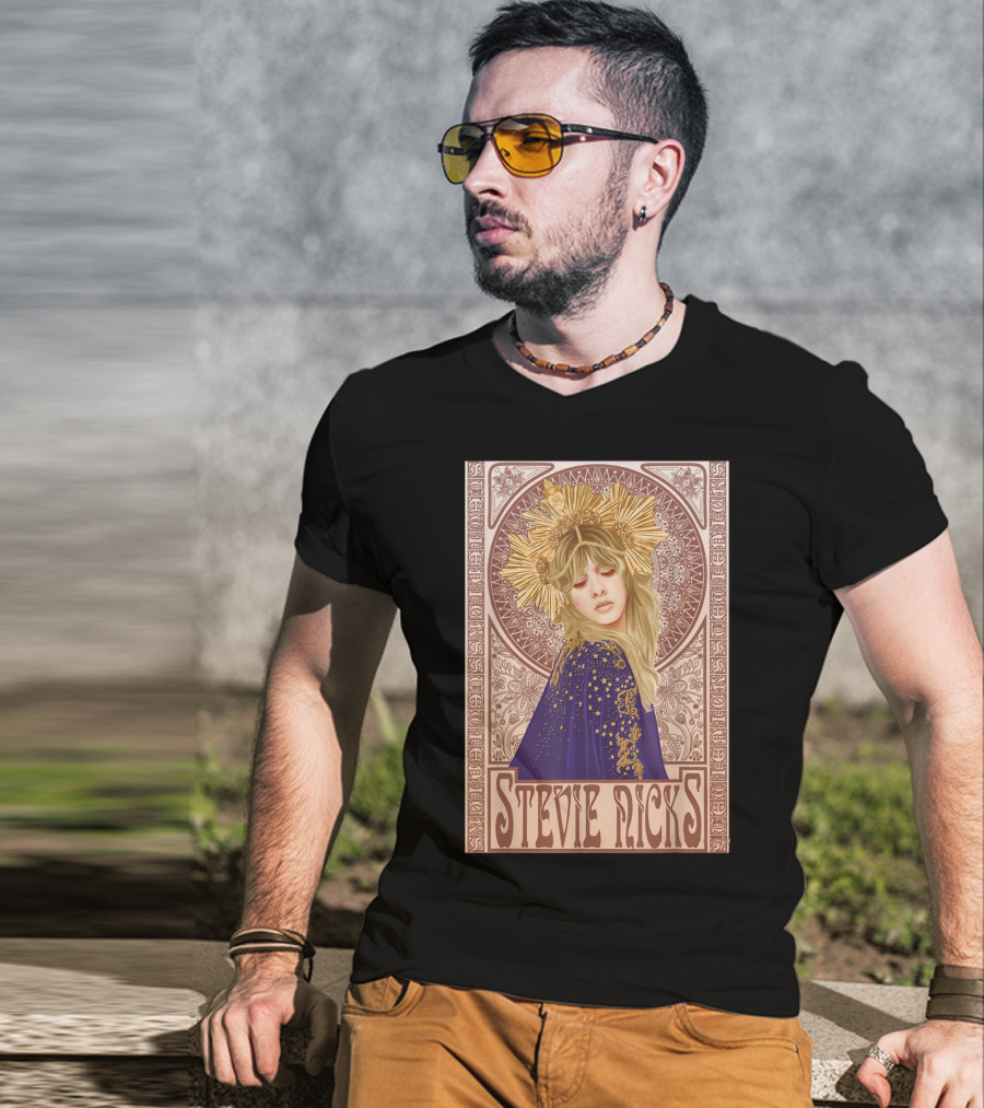 Stevie Nicks Vintage Art Nouveau Style Lady Legend T-Shirt