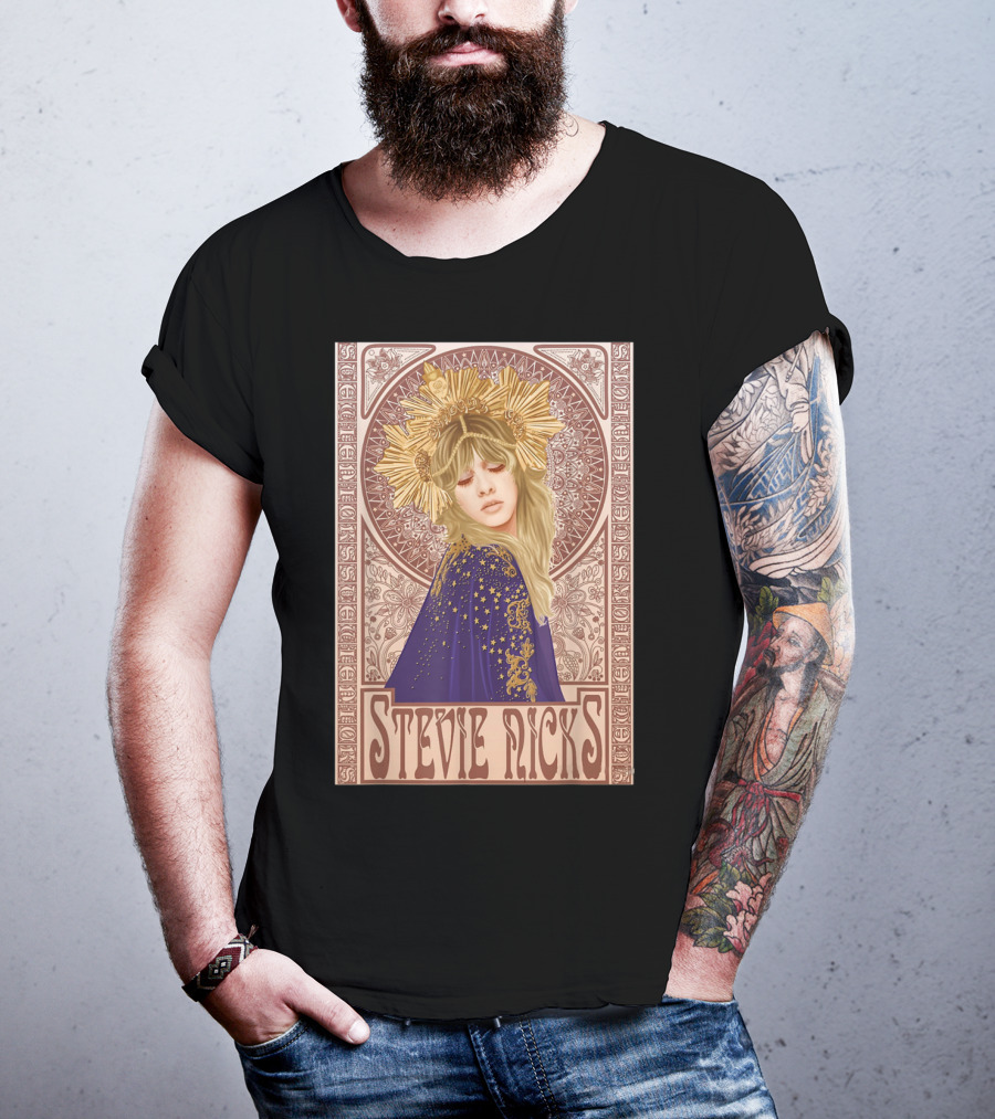Stevie Nicks Vintage Art Nouveau Style Lady Legend T-Shirt