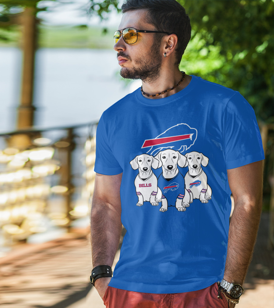 Bills Buffalo Dachshund  T-Shirt