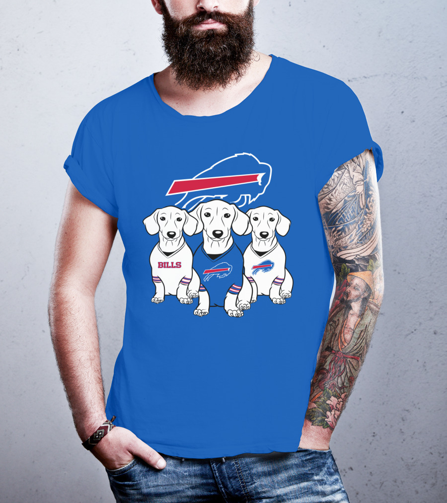 Bills Buffalo Dachshund  T-Shirt