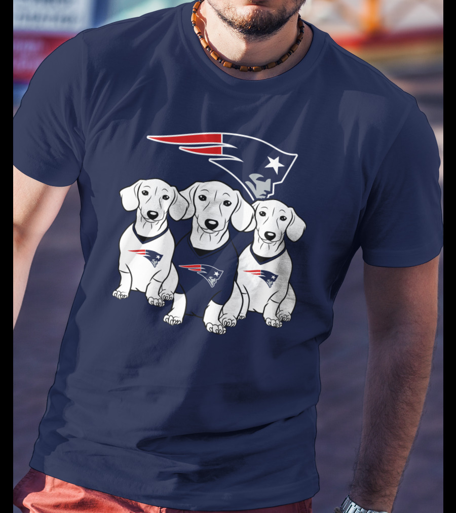 Patriots Dachshund Trio T-Shirt