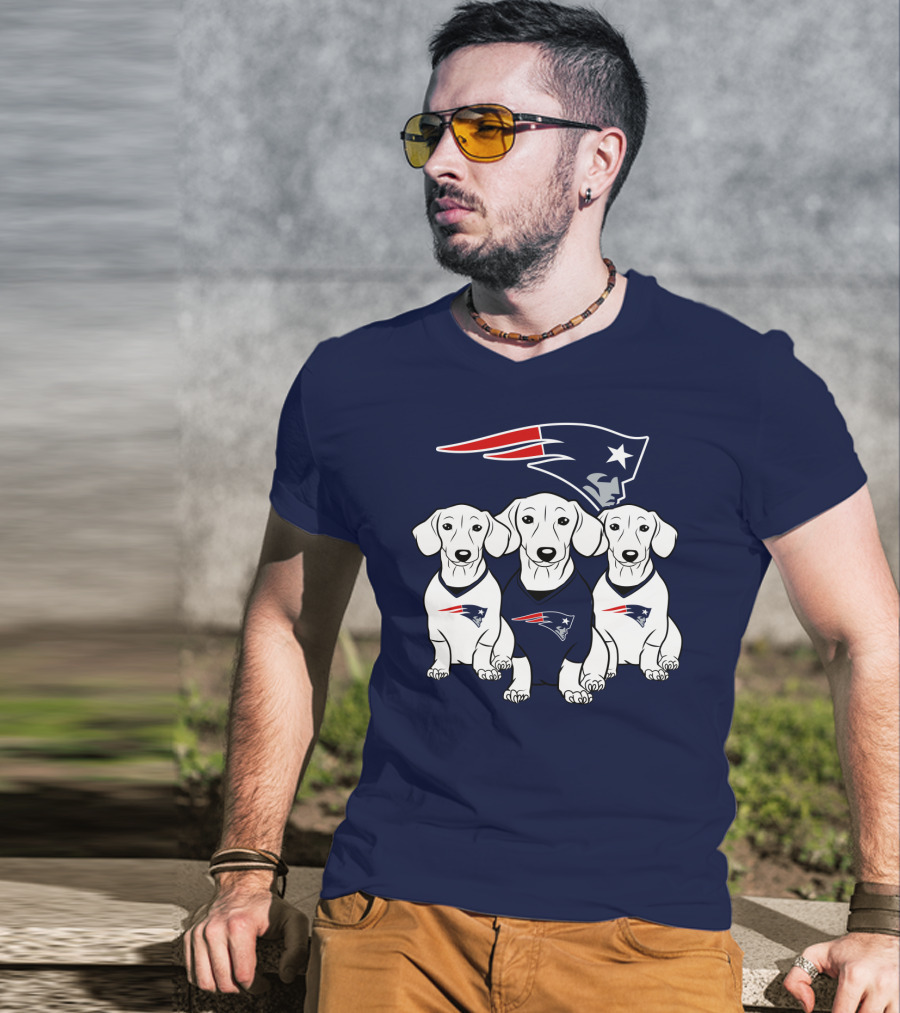Patriots Dachshund Trio T-Shirt