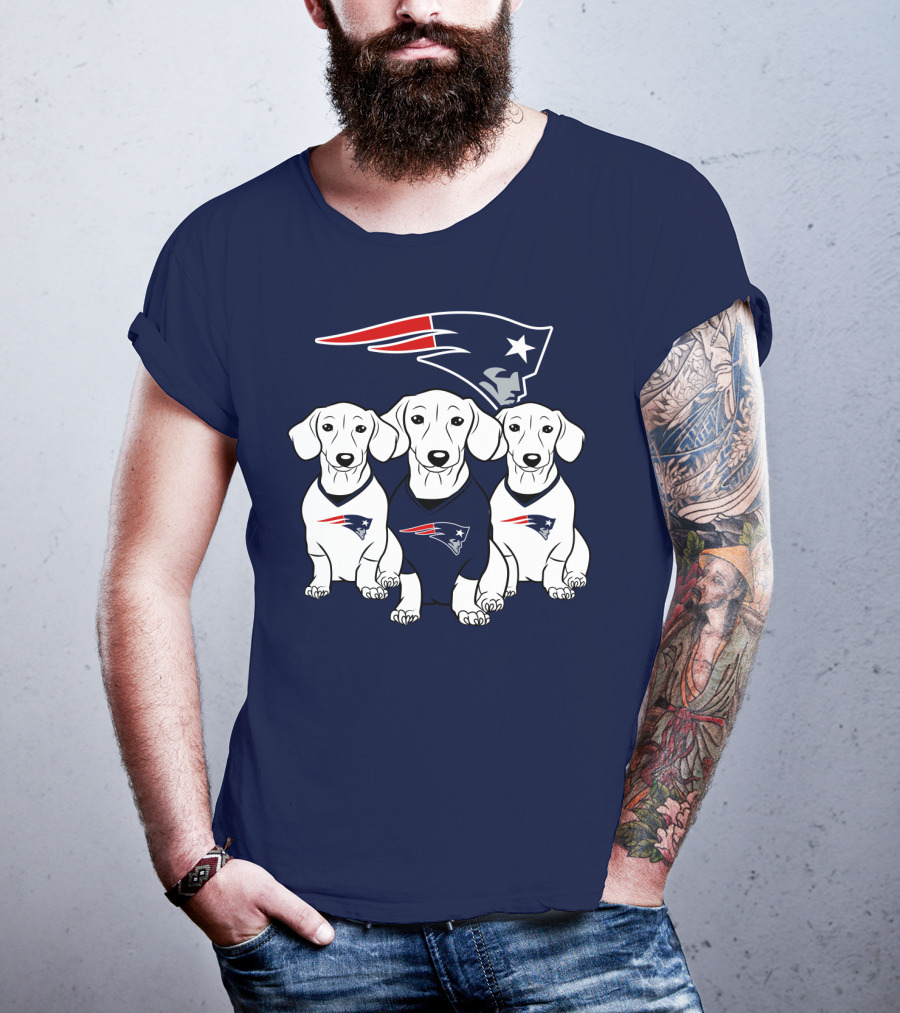 Patriots Dachshund Trio T-Shirt
