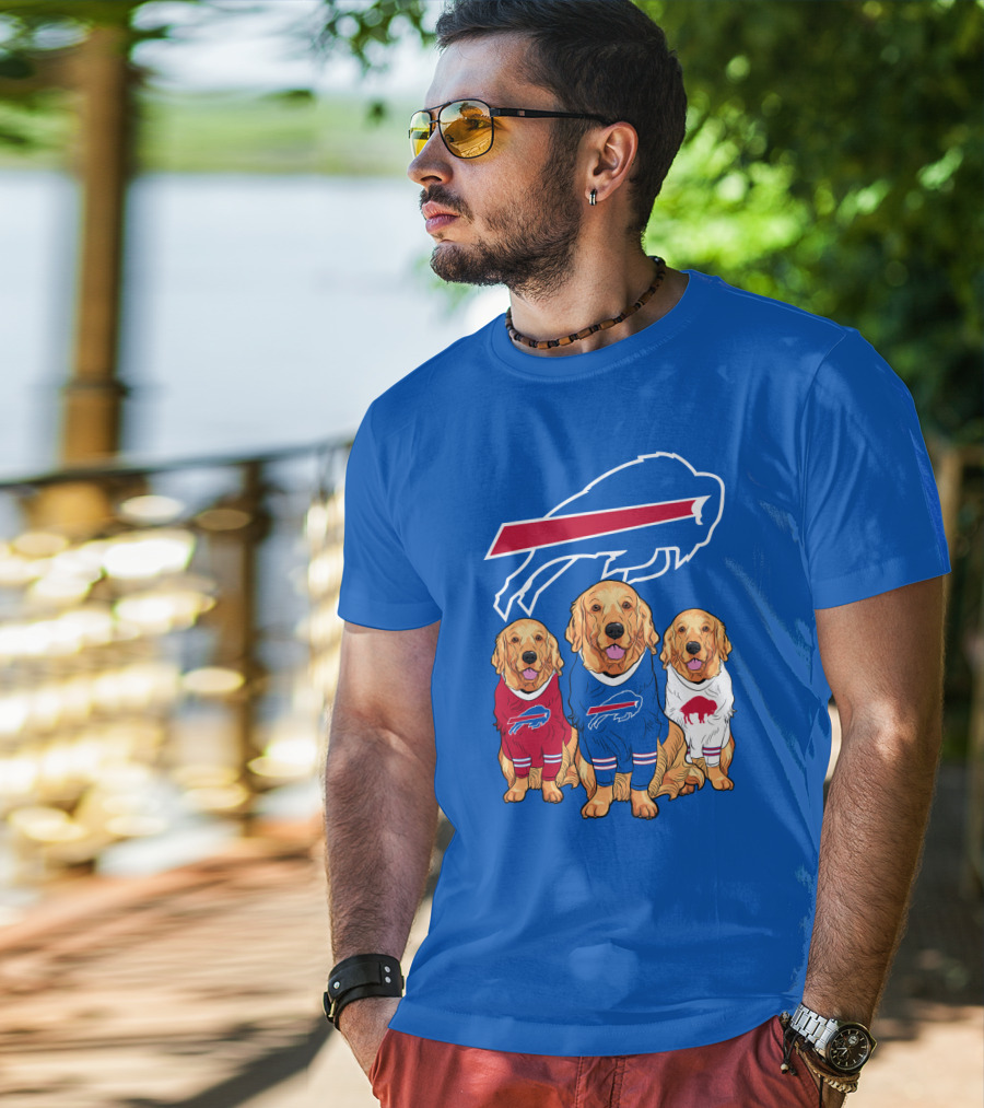 Buffalo Bills Golden Retrievers T-Shirt