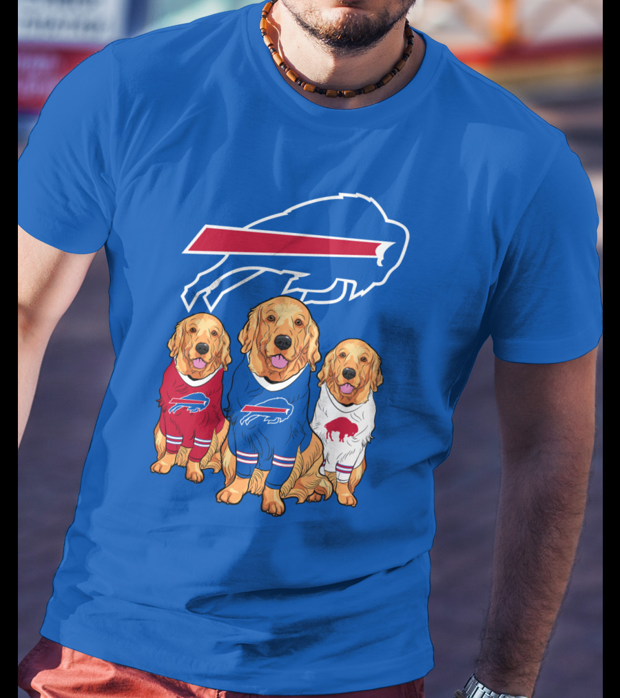 Buffalo Bills Golden Retrievers T-Shirt