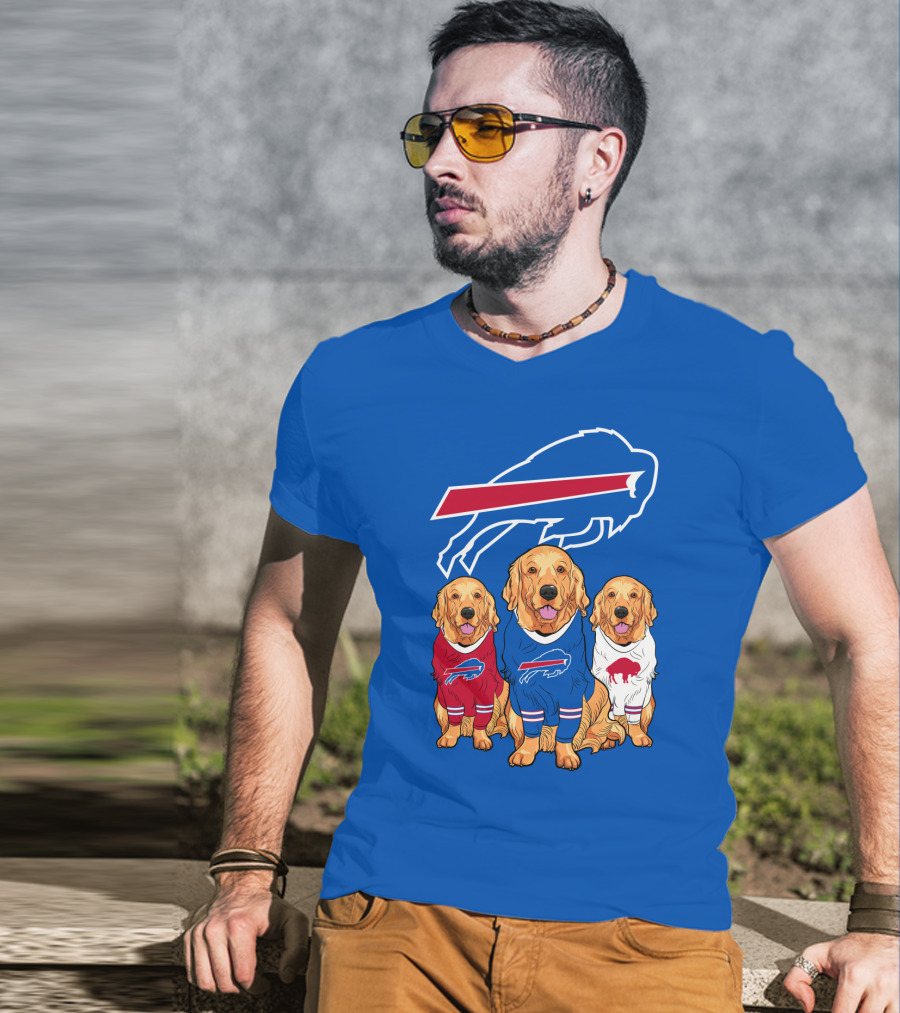 Buffalo Bills Golden Retrievers T-Shirt