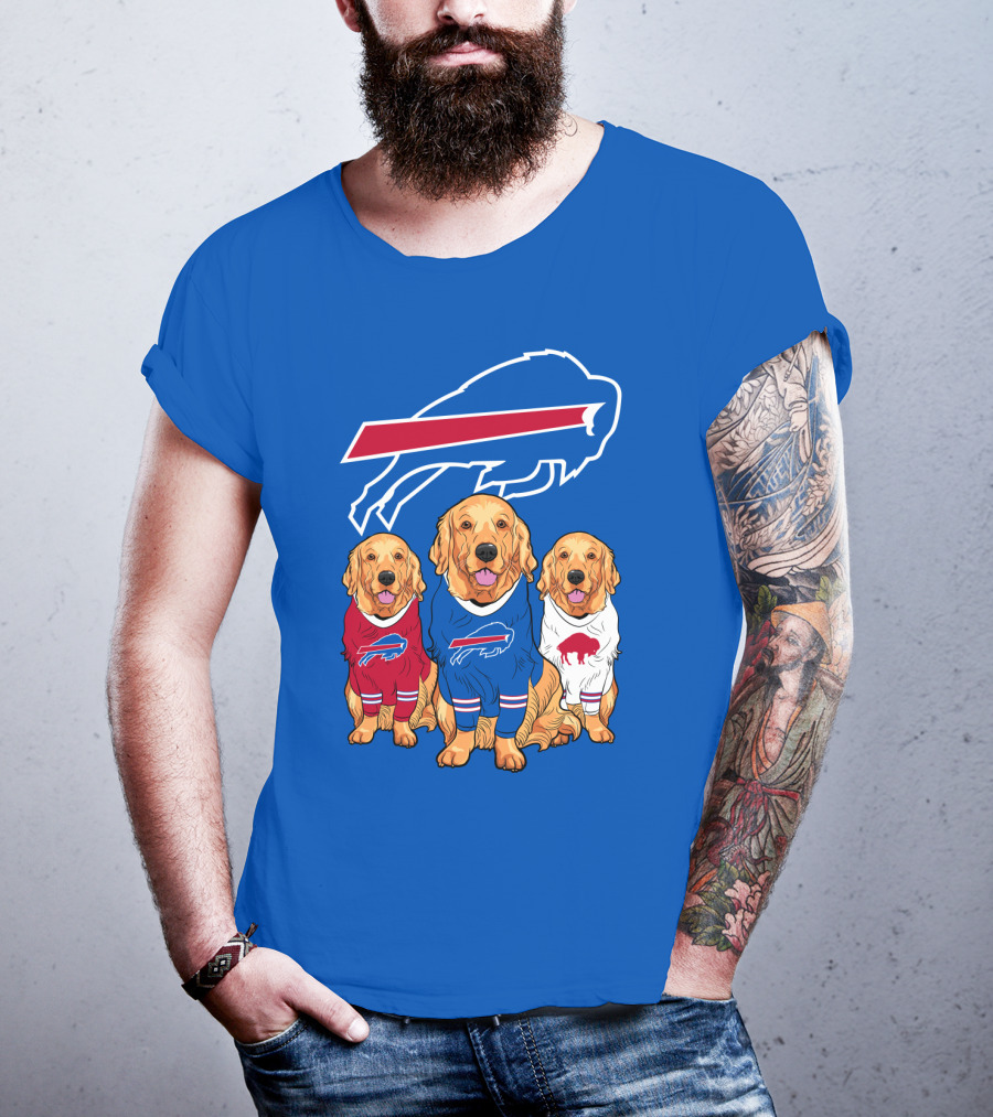 Buffalo Bills Golden Retrievers T-Shirt