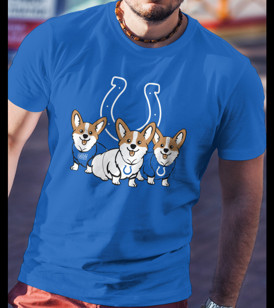 Indianapolis Colts Corgi T-Shirt