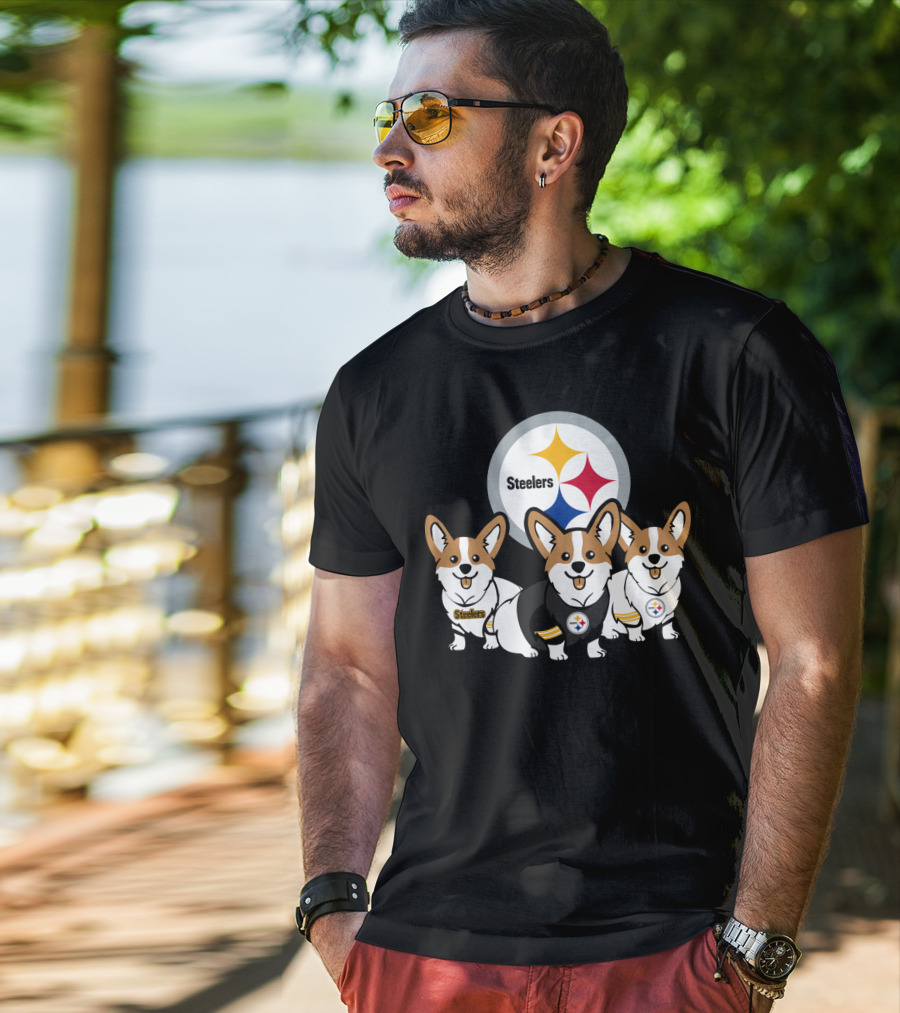 Steelers CorgiTrio T-Shirt