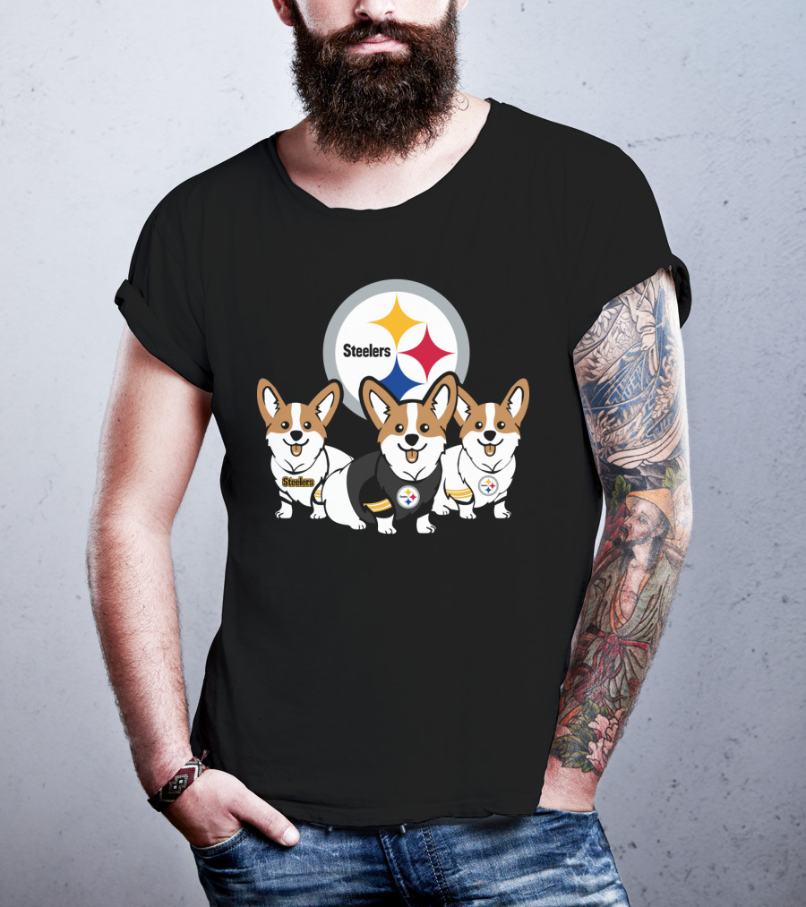 Steelers CorgiTrio T-Shirt