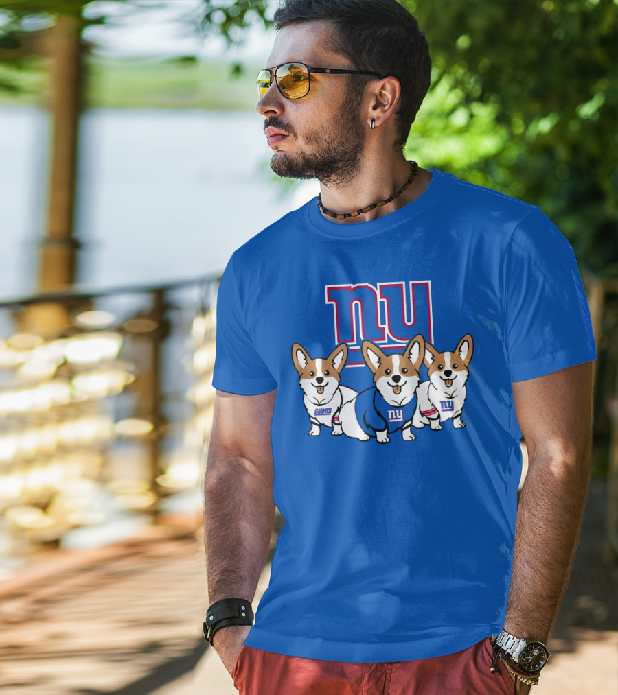 New York Giants Corgi T-Shirt