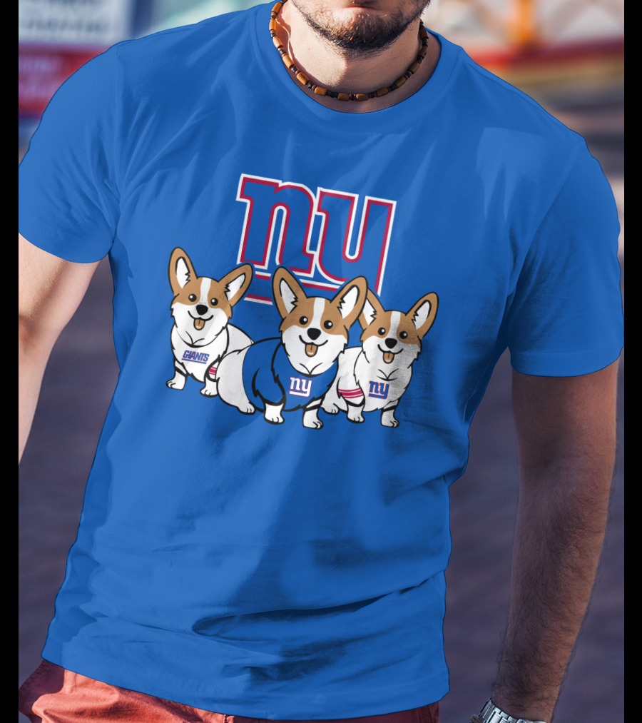 New York Giants Corgi T-Shirt