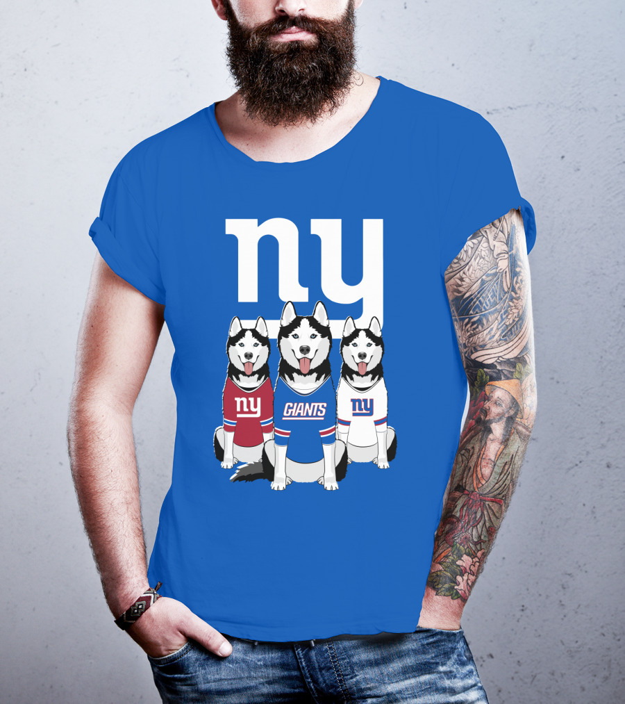 New York Giants Huskie T-Shirt