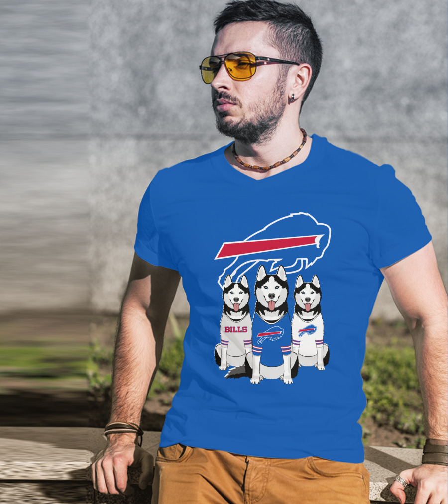 Bills Buffalo Husky Trio T-Shirt