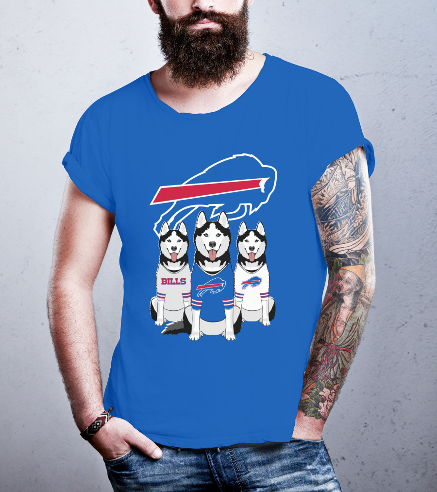 Bills Buffalo Husky Trio T-Shirt