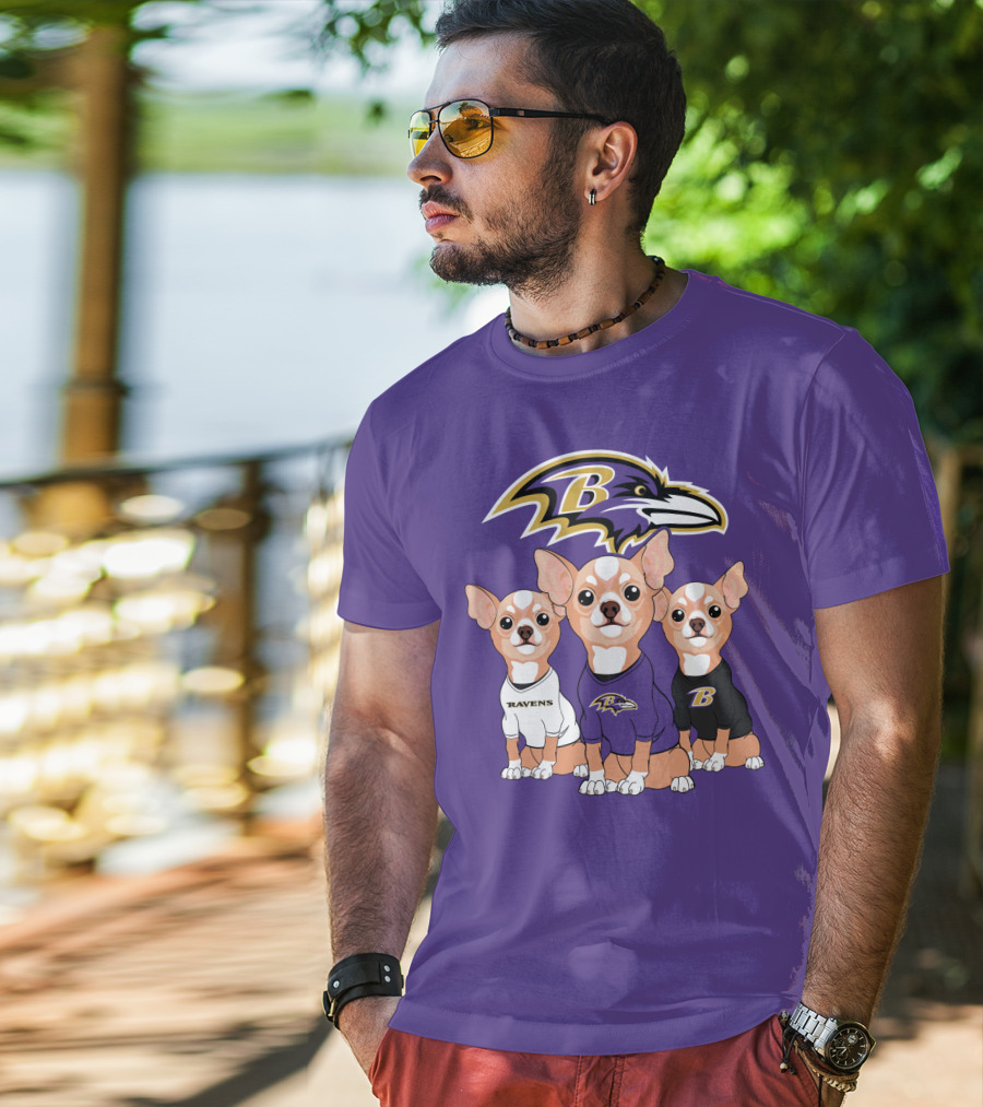 Ravens Chihuahua T-Shirt