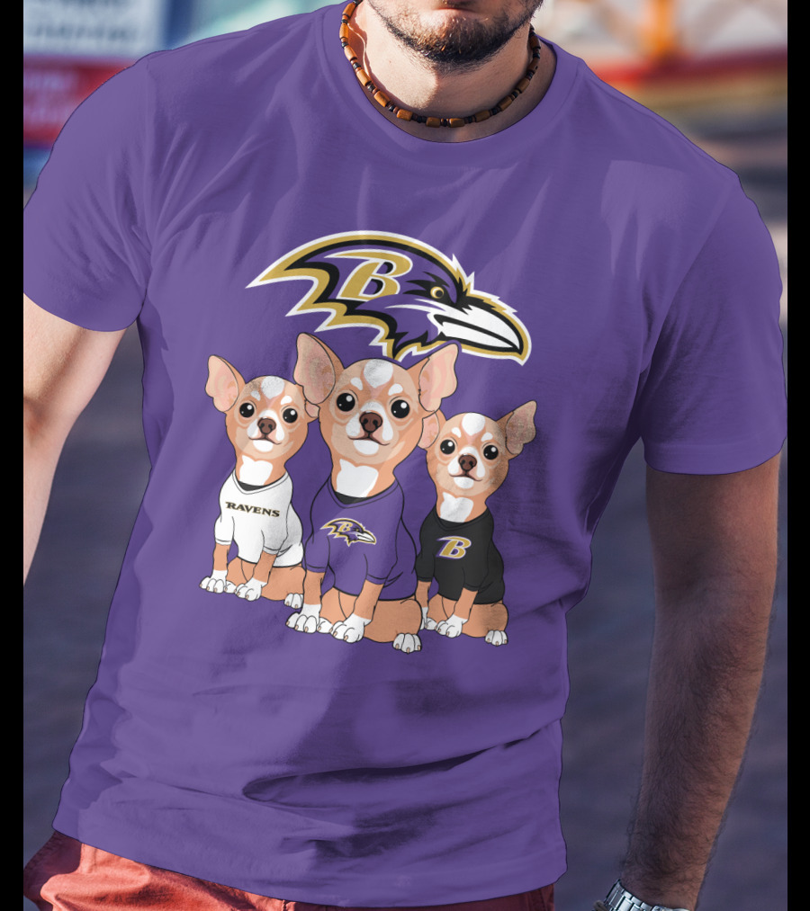 Ravens Chihuahua T-Shirt